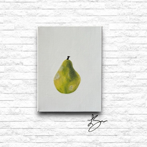 Other - Original “Pear” Acrylic Painting  on Canvas